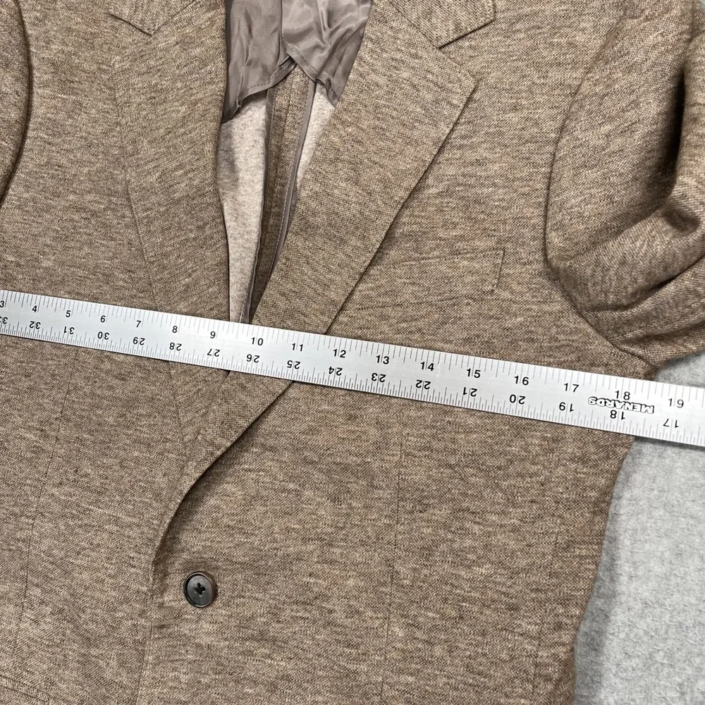 Bonobos Jetsetter Knit Blazer Mens 38R Oatmeal Slim Fit Lanificio Fortex Sport